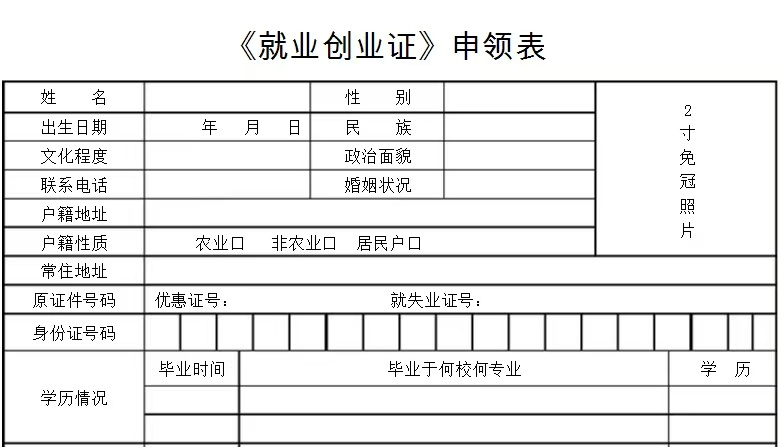 乌鲁木齐市一次性创业补贴
